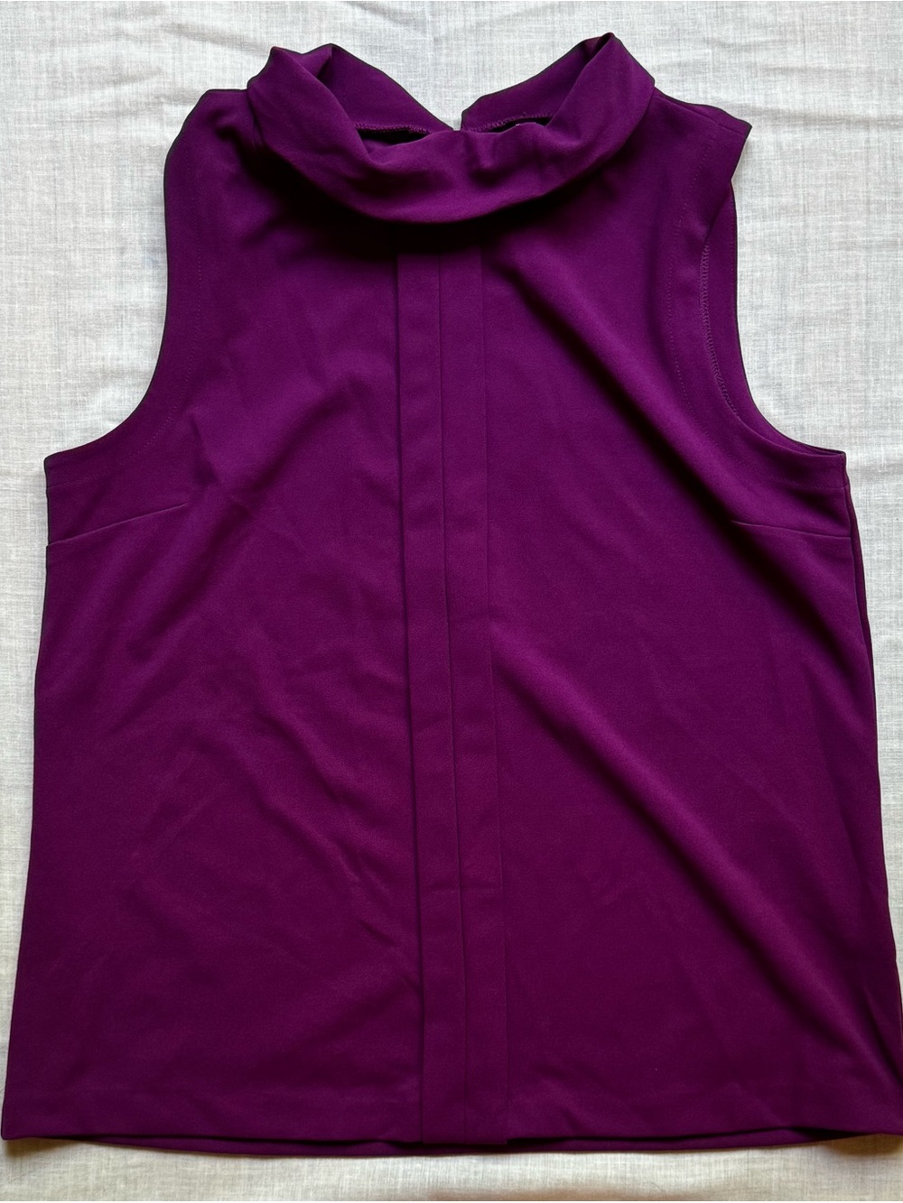 Banana Republic Sleeveless Cowl Neck Camisole in Plum